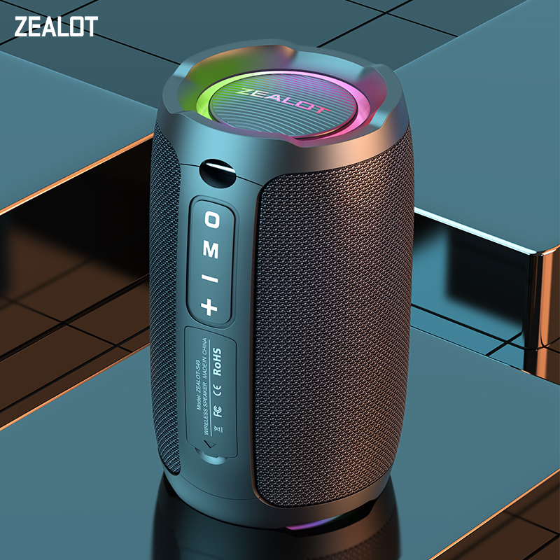 Holy Stone Drone Hs175 - ZEALOT-S49 Taşınabilir Bluetooth Hoparlör 360 Stereo