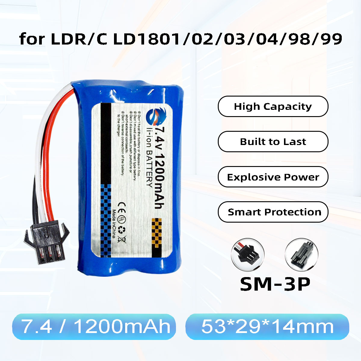 Drone Battery Li-Ion - Skymaker 2S Li-Ion Pil 7.4 V