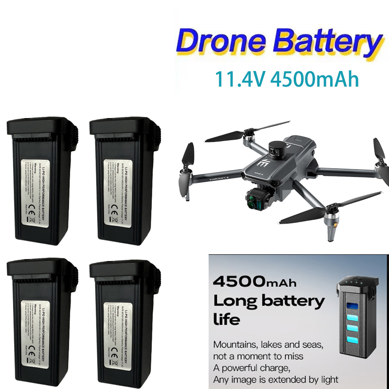 Drone Battery Li-Ion - 11.4 V 4500 mAh Akıllı Lipo