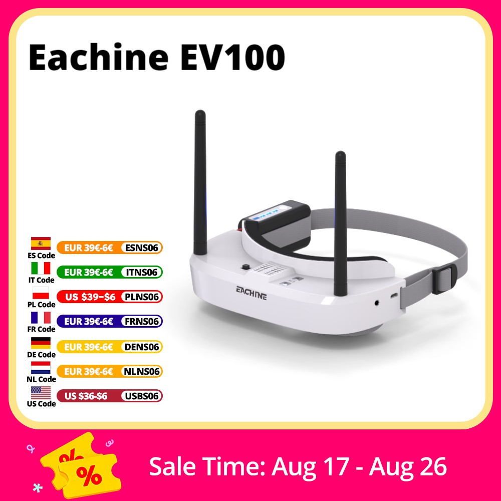 Drone Battery Box - Everyine EV100 720*540 5.8G 72CH FPV