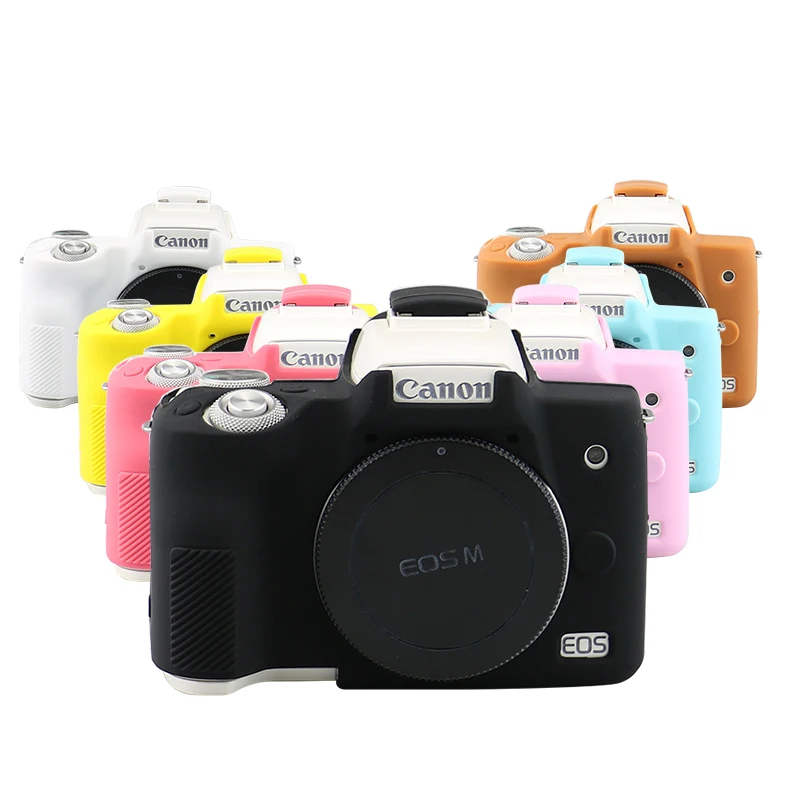 Canon Camera Eos M50 Mark Ii - M50 Silikon Zırh Kılıf Gövde Kapak