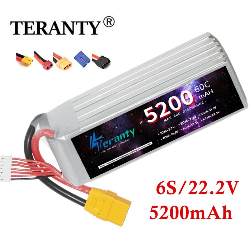 Drone Battery 6S - TERANTY 6S 5200mAh Lipo pil 22.2V