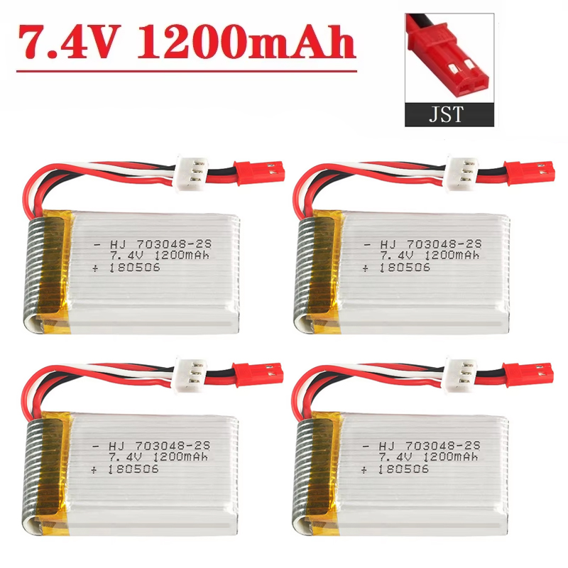 Drone Battery Plate - Lipo Pil 2S 7.4V 1200mAh 703048