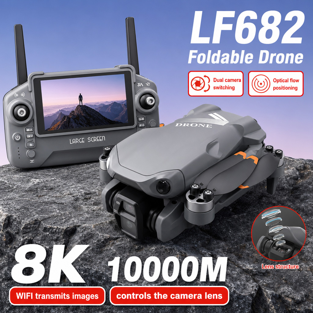 Drone Battery Box - Hava Fotoğrafı LF682 Drone 8K HD