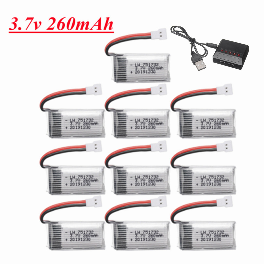 H8 Eachine pil 3.7V 260mAh Lip - Eachine Drone E010 incelemesi ve fiyatı