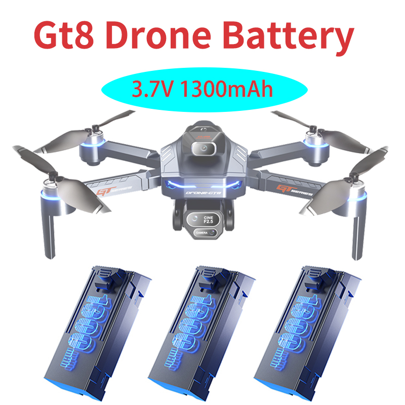 Orijinal 3.7V 1300mAh GT8 dron - Drone Battery Li-Ion incelemesi ve fiyatı