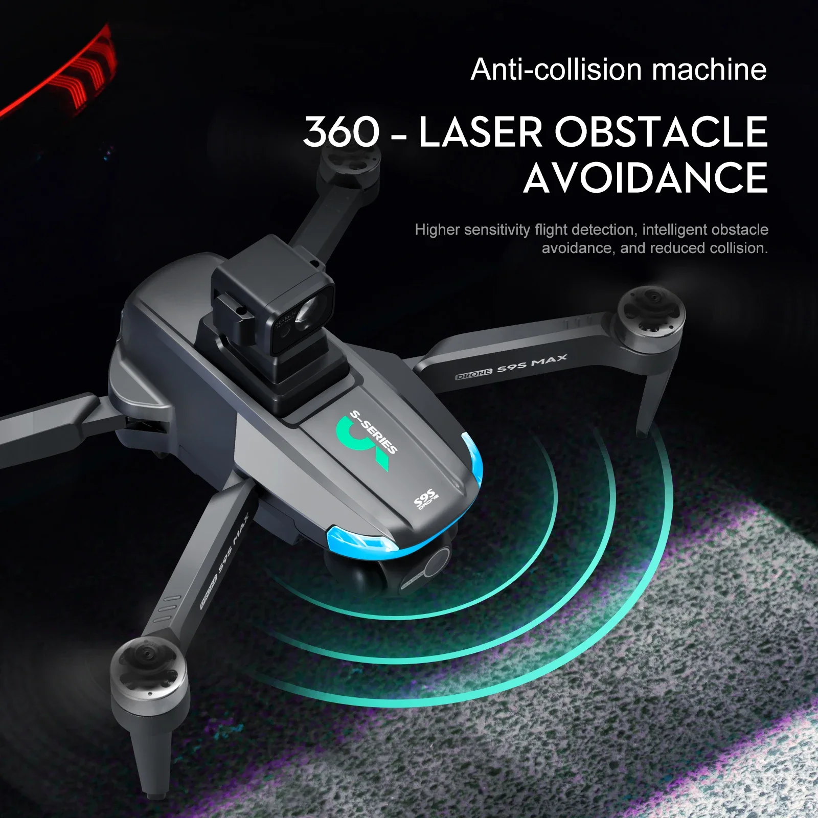 YENI S9S MAX MINI Drone 4K 2 E - Drone Battery Box incelemesi ve fiyatı