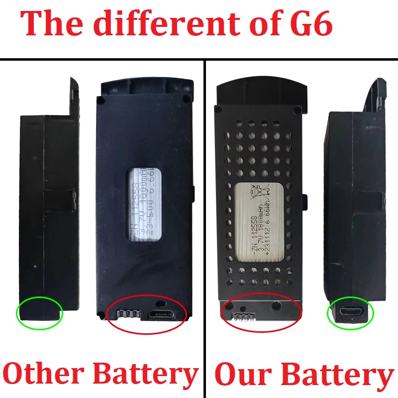 Q6 Drone Pil 3.7V 3000mAh G6 S - Drone Battery Li-Ion incelemesi ve fiyatı