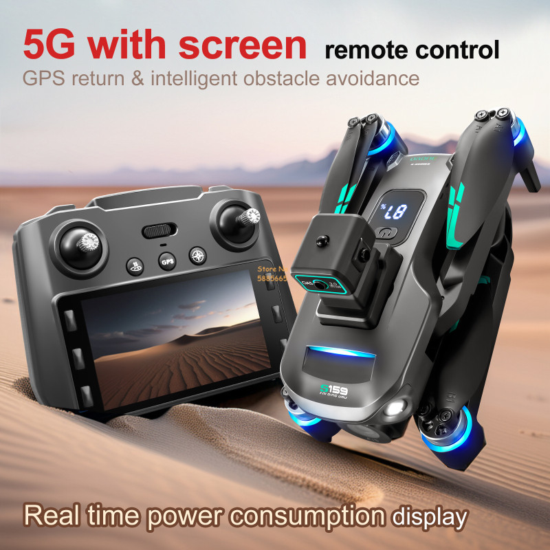 8K Çift Kamera 5G WIFI FPV Uza - Drone Battery Box incelemesi ve fiyatı