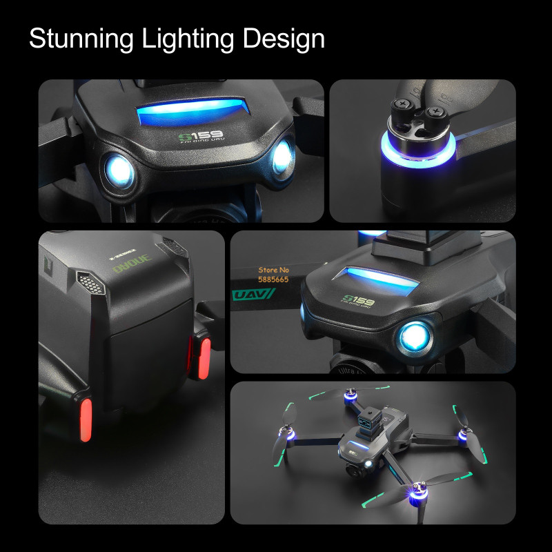 8K Çift Kamera 5G WIFI FPV Uza - Drone Battery Box incelemesi ve fiyatı