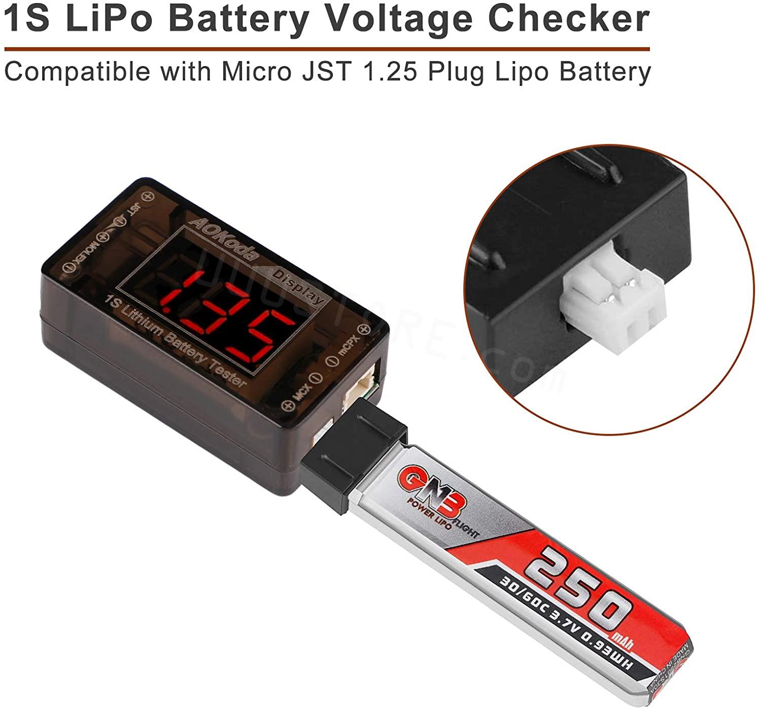 AOKoda AOK-041 1S LiPo Pil Vol - Drone Battery Voltage Checker incelemesi ve fiyatı