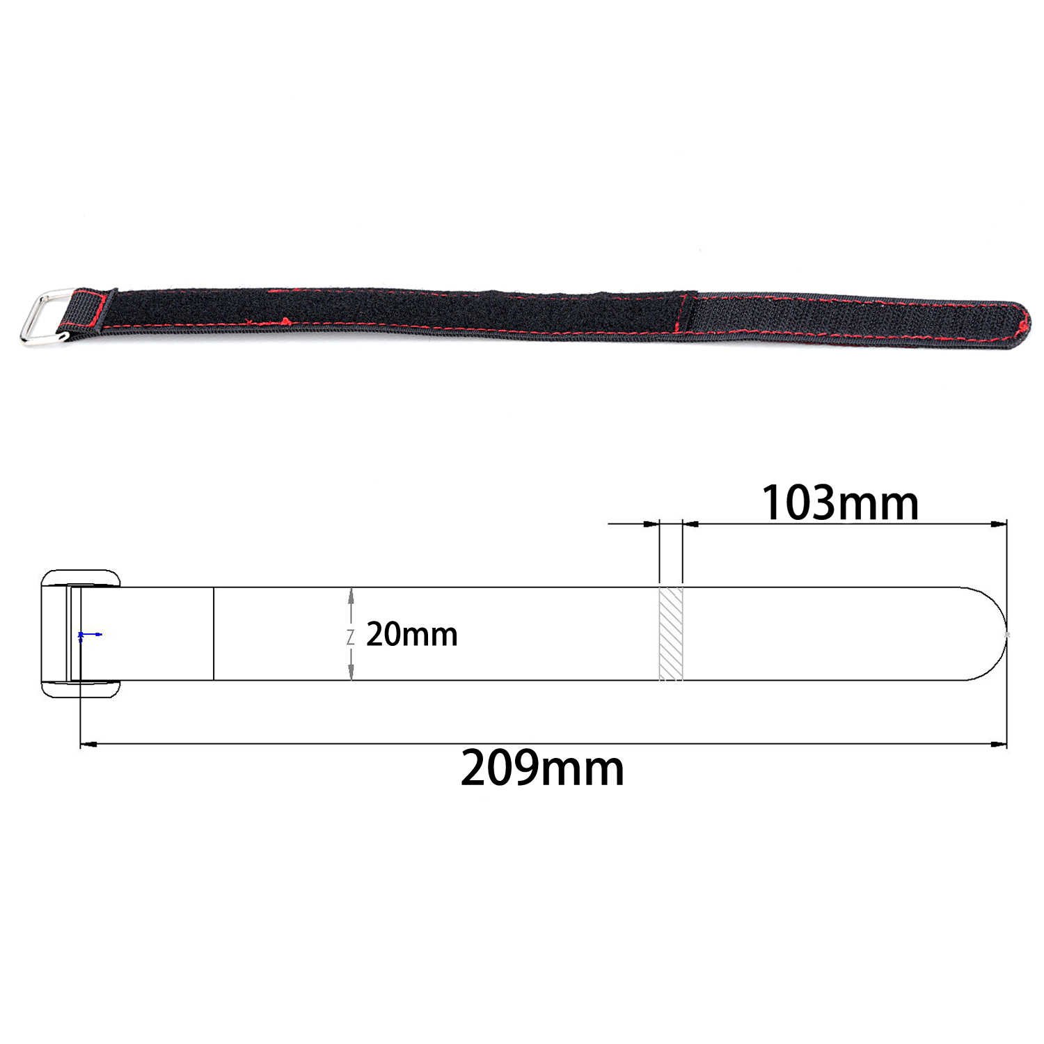 TCRC 2 adet 20x300MM Kevlar Di - Drone Battery Strap incelemesi ve fiyatı