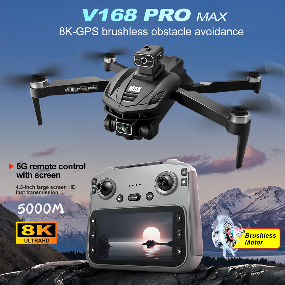 V168 PRO Max GPS Drone 8K Prof - Drone Battery Box incelemesi ve fiyatı