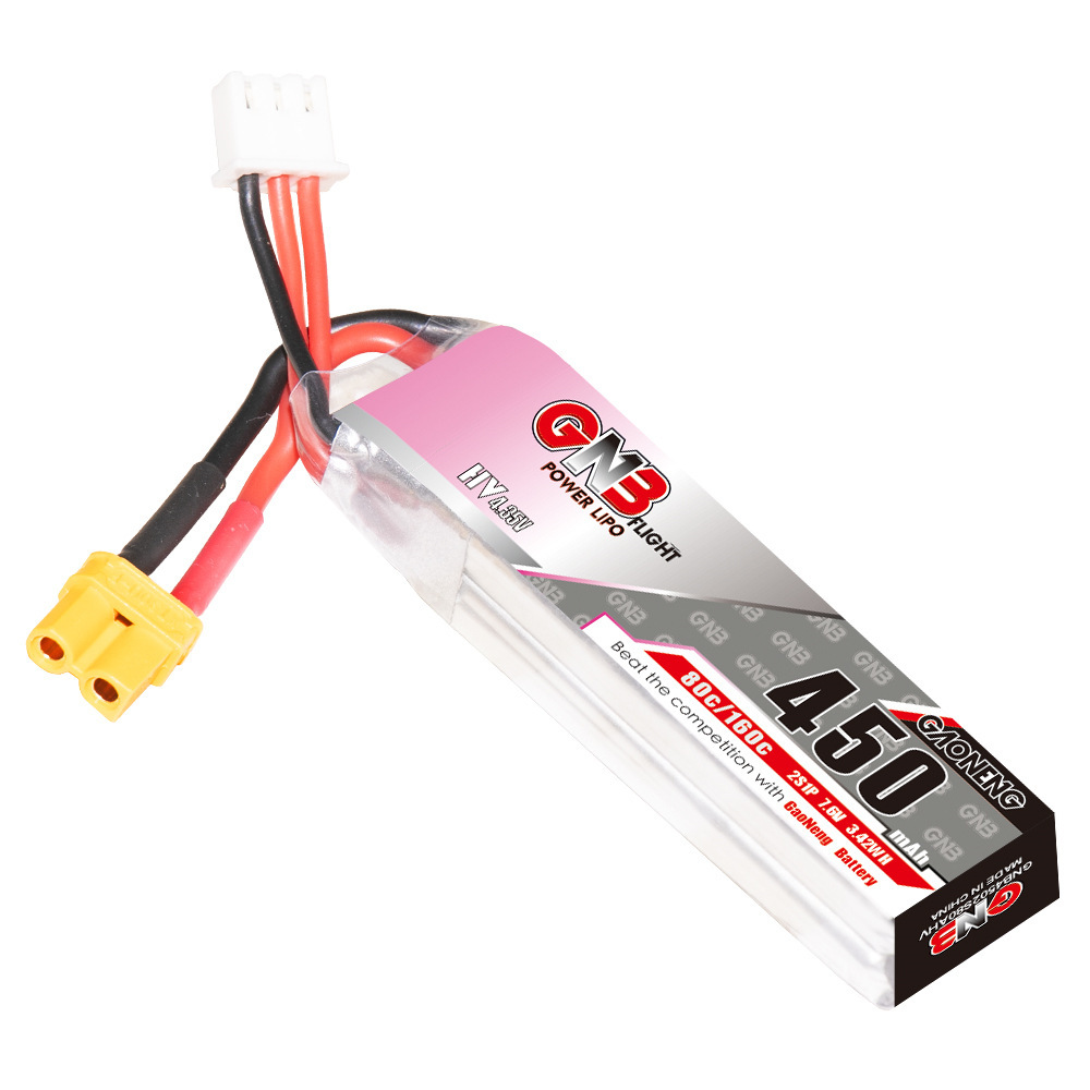 GNB LiPo Pil HV 2S 7.6V 450mAh - Drone Battery Plate incelemesi ve fiyatı