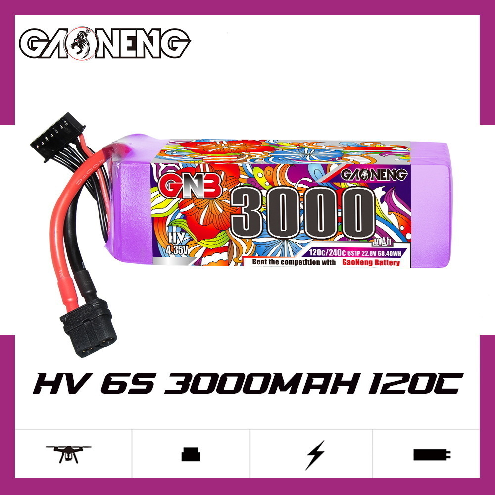 GNB Lipo Pil 6S 22.8V 3000mAh  - Drone Battery Plate incelemesi ve fiyatı